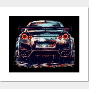 Nissan GTR Posters and Art